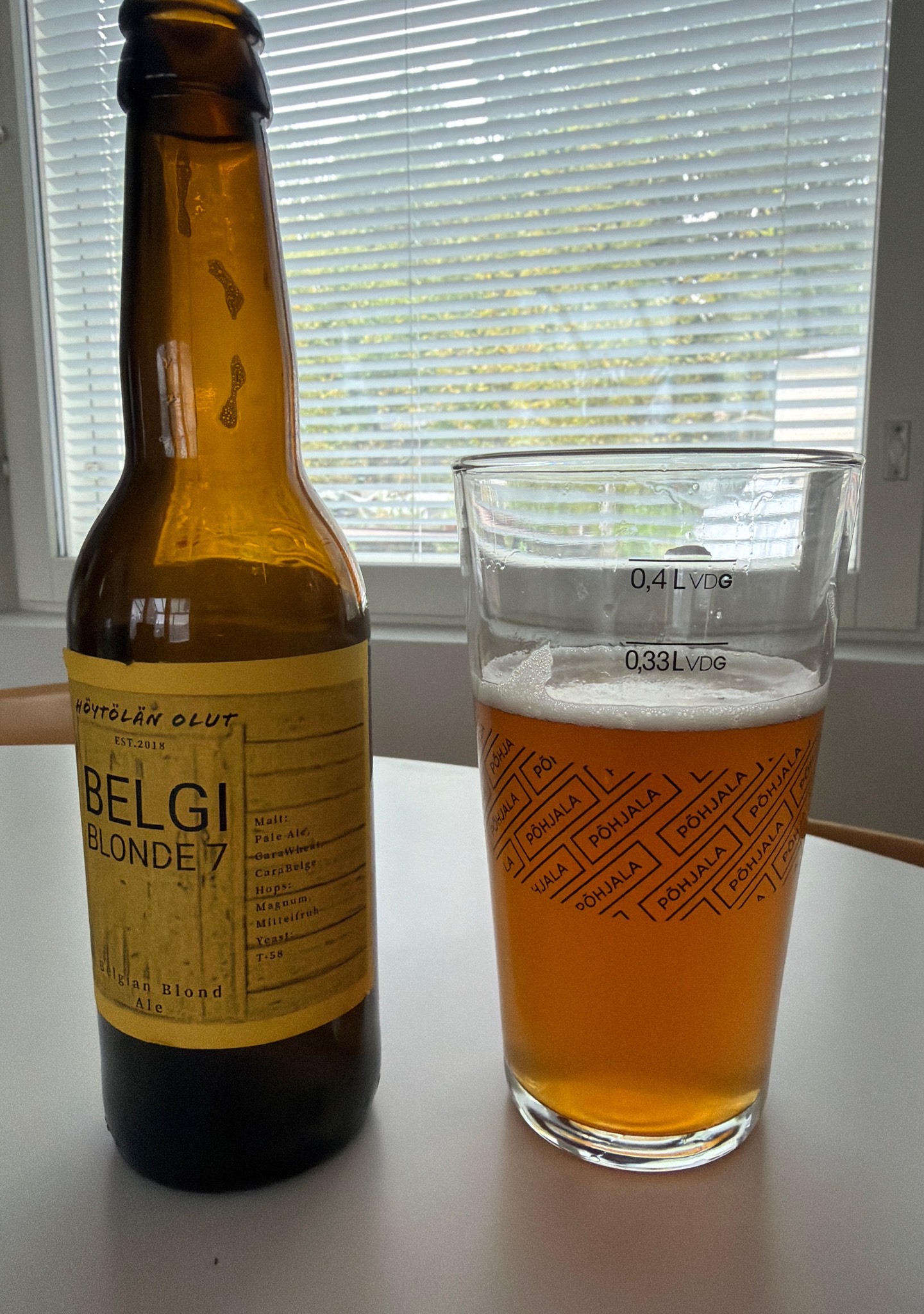 Belgi blonde 7, Finland