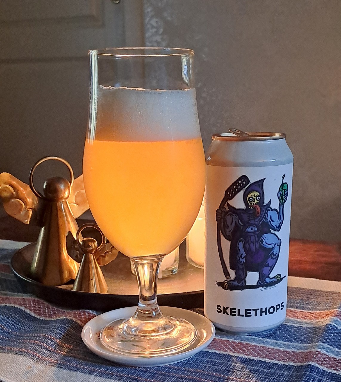 Skelethops west coast ipa, Benchwarmers Brewing Co