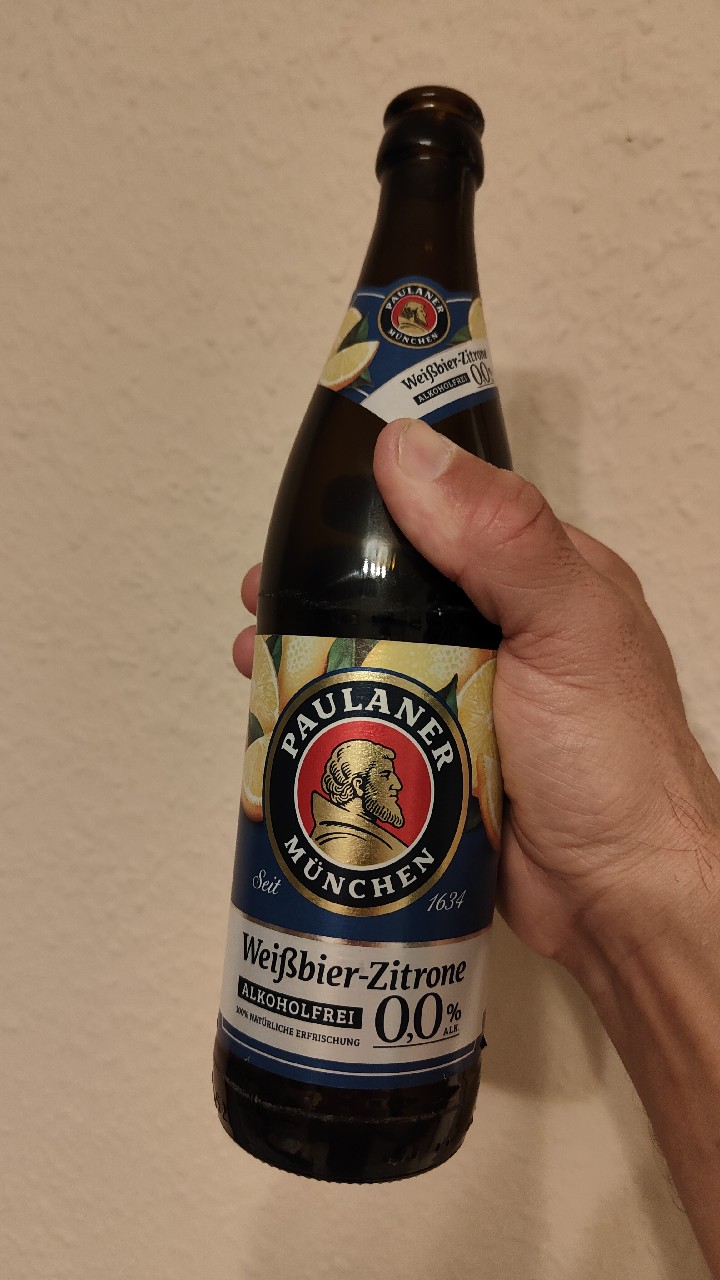 Paulaner Weißbier-Zitrone Alkoholfrei 0,0%, Germany