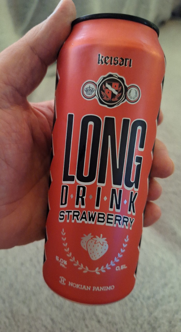 Keisari Long Drink Strawberry, Finland