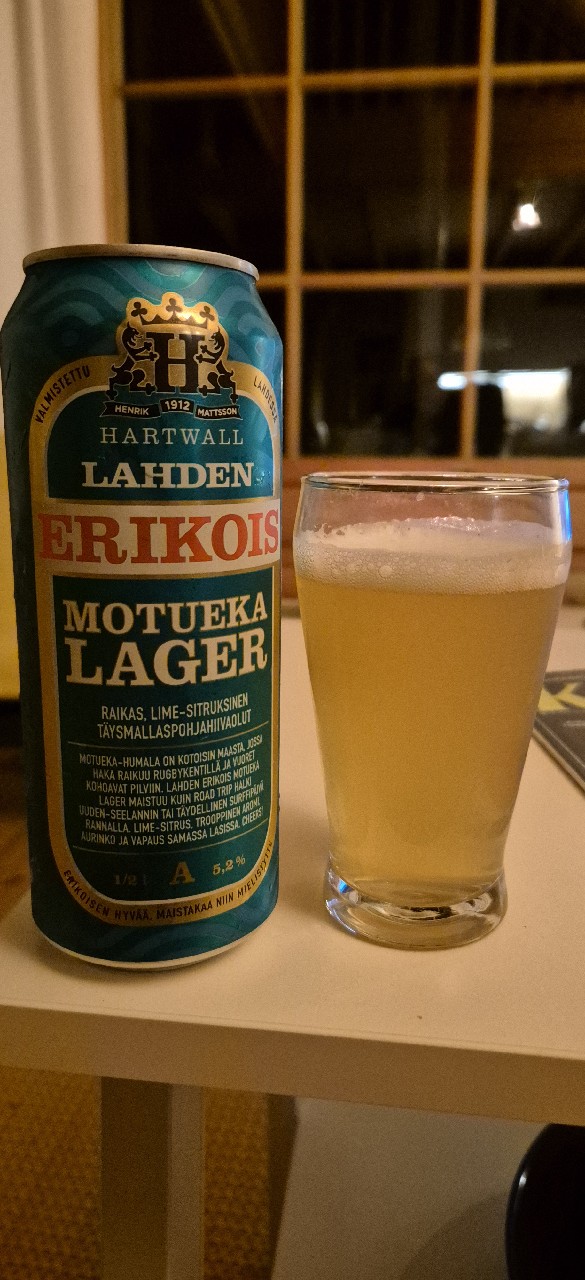 Lahden Erikois Motueka Lager, Finland