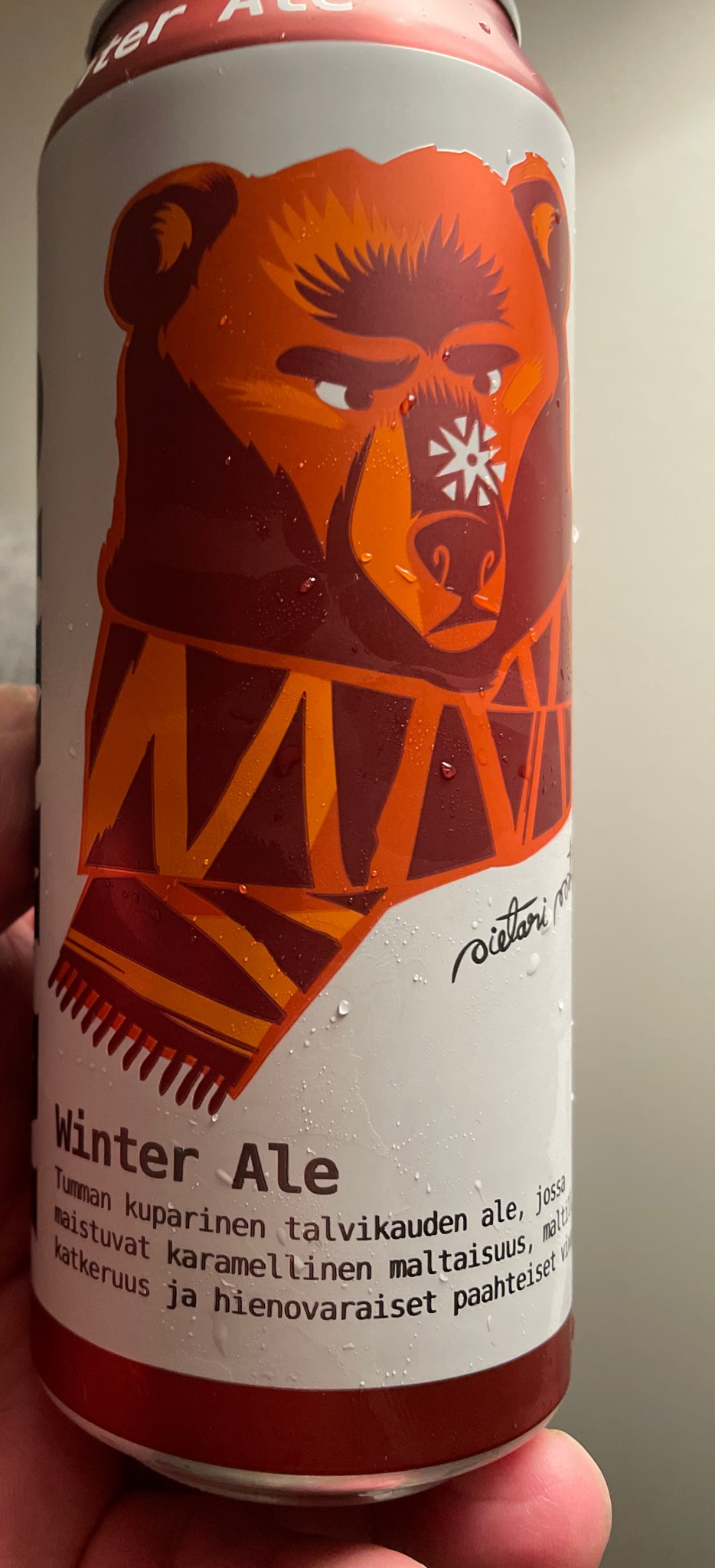 Karhu Winter Ale, Finland