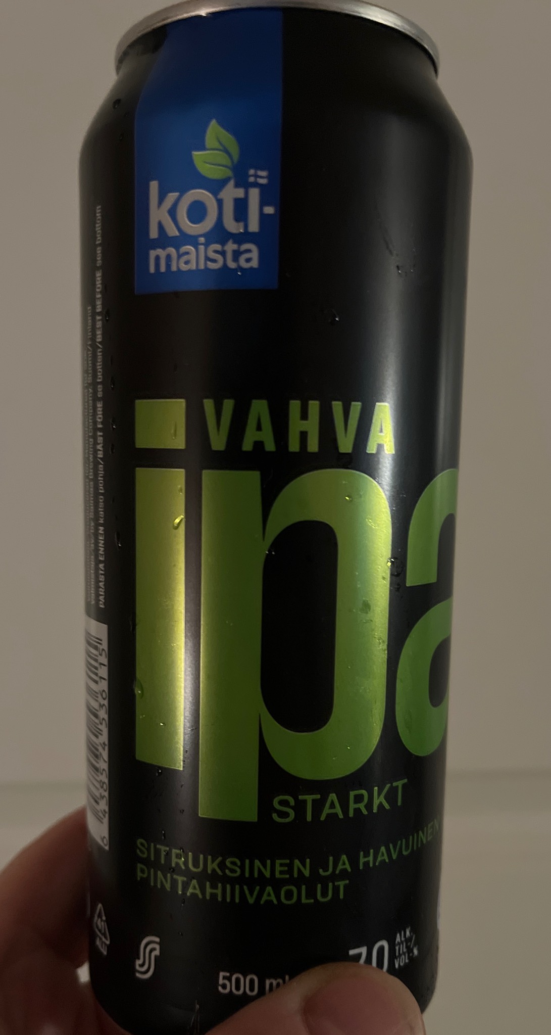 Kotimaista Vahva IPA, Finland