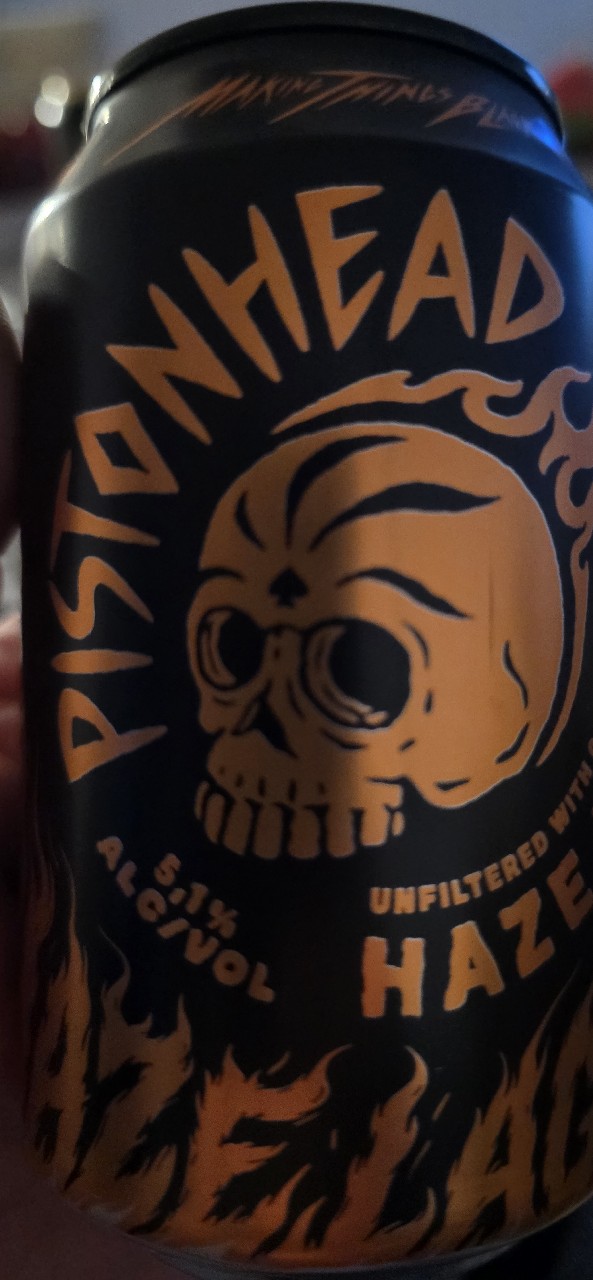 Pistonhead Haze Lager, Brutal Brewing (Spendrups Bryggeri)