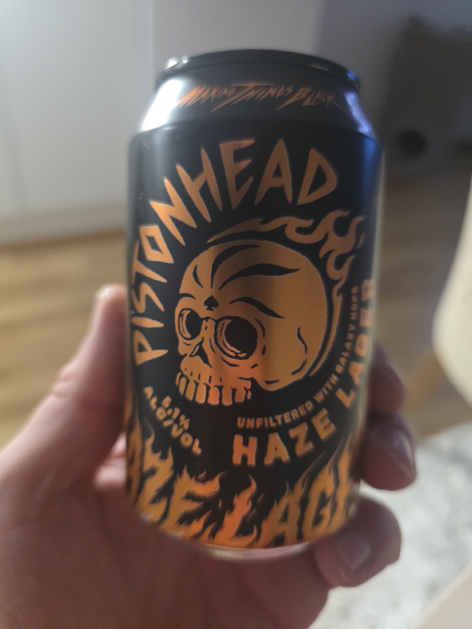 Pistonhead Haze Lager, Brutal Brewing (Spendrups Bryggeri)