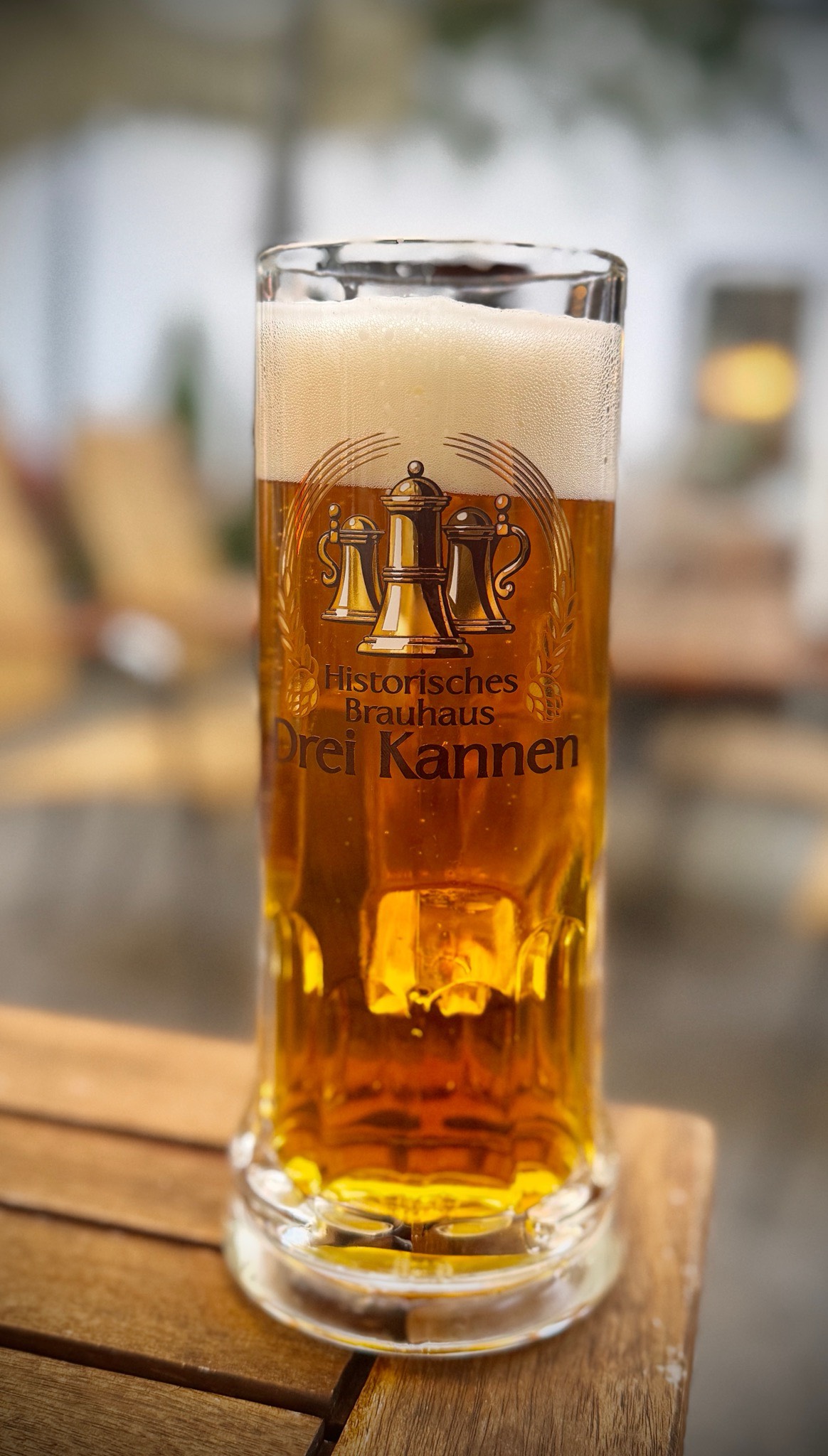Drei Kannen Bier, Brauerei Gold Ochsen