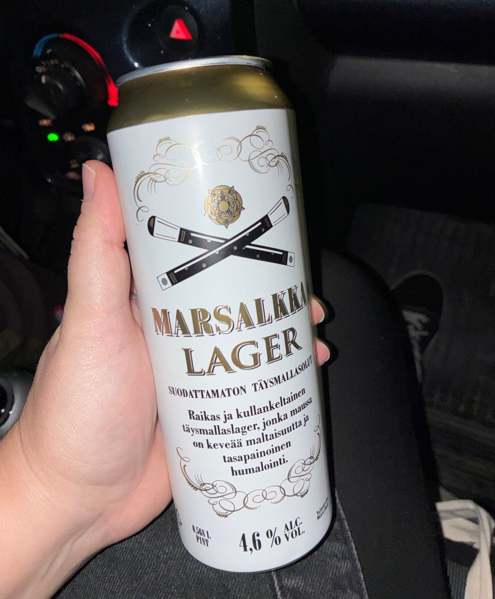 Marsalkka Lager 4.6%, Saimaa Brewing Company
