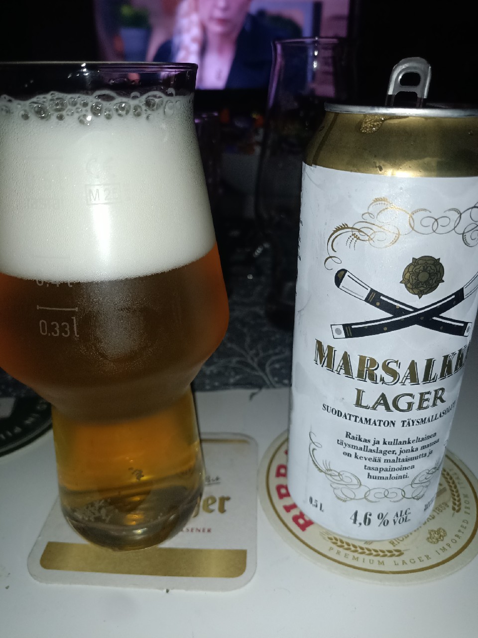 Marsalkka Lager 5.5%, Saimaa Brewing Company