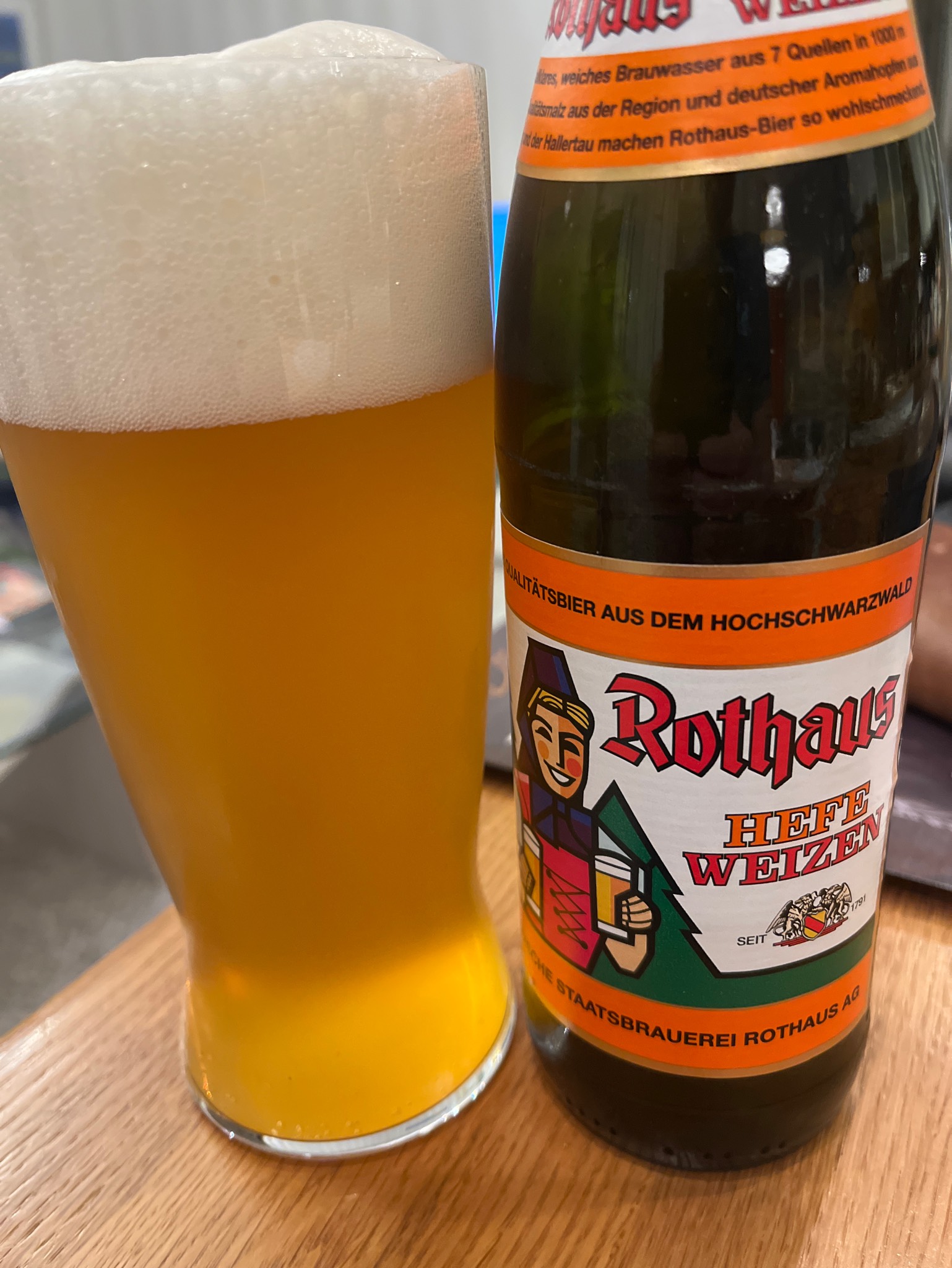 Rothaus Hefeweizen / Weizenzäpfle, Germany