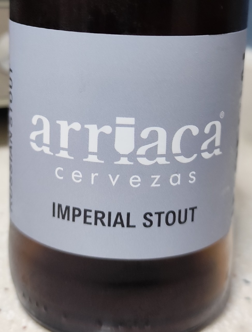 Arriaca Imperial Russian Stout, Cervezas Arriaca
