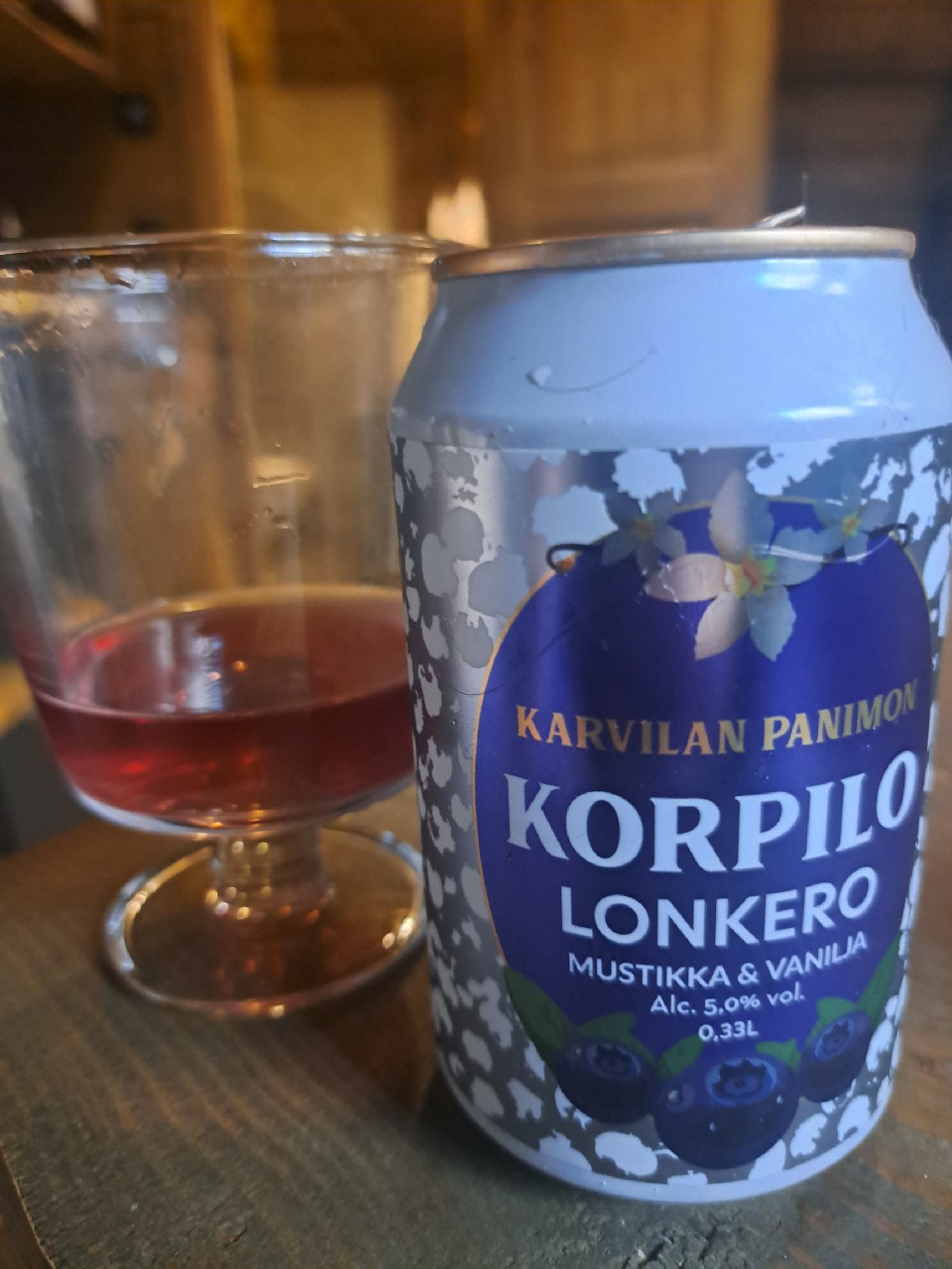 Korpilo Lonkero Mustikka & Vanilja, Finland