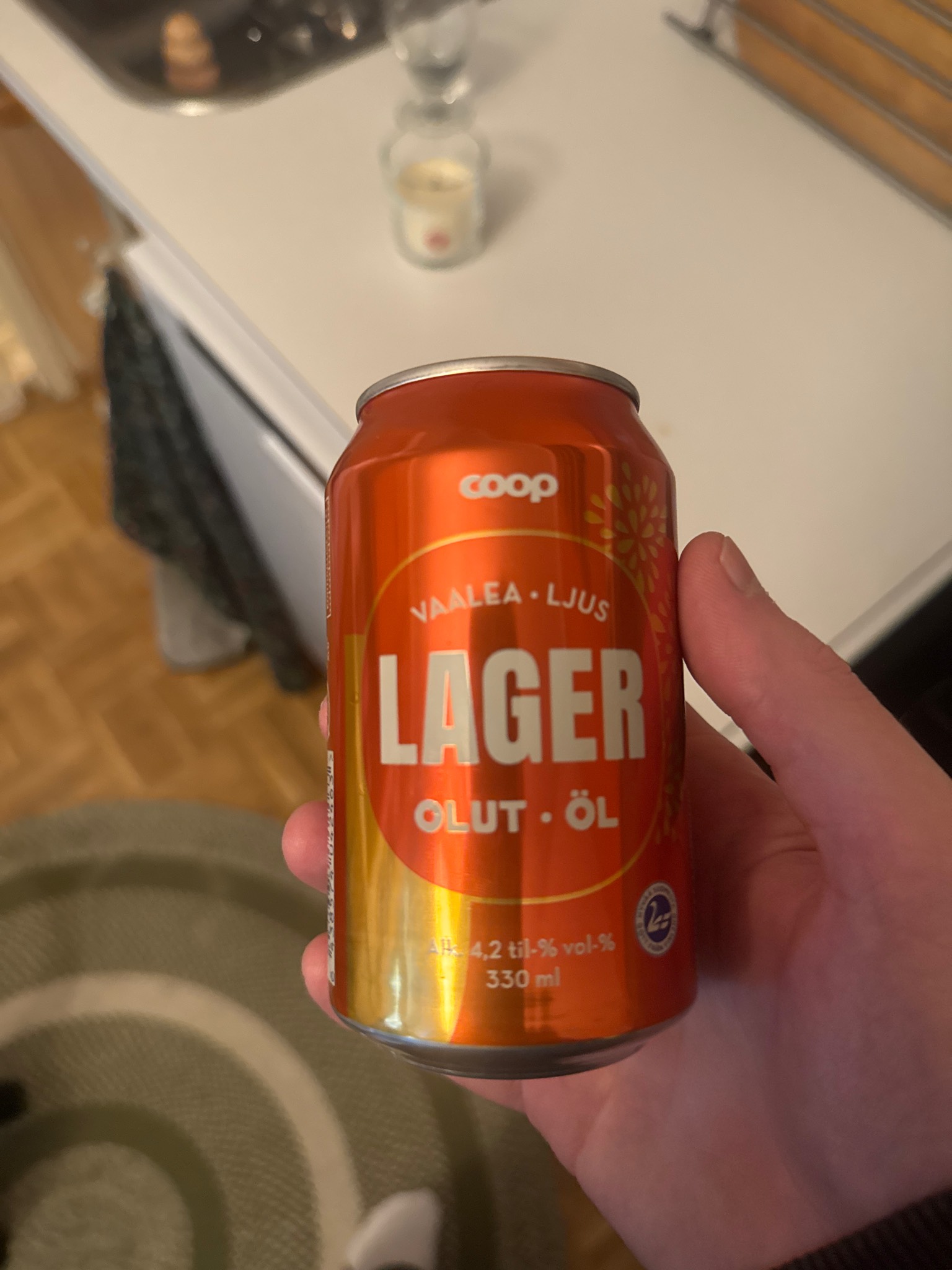 Coop Vaalea Lager 4.2%, Finland