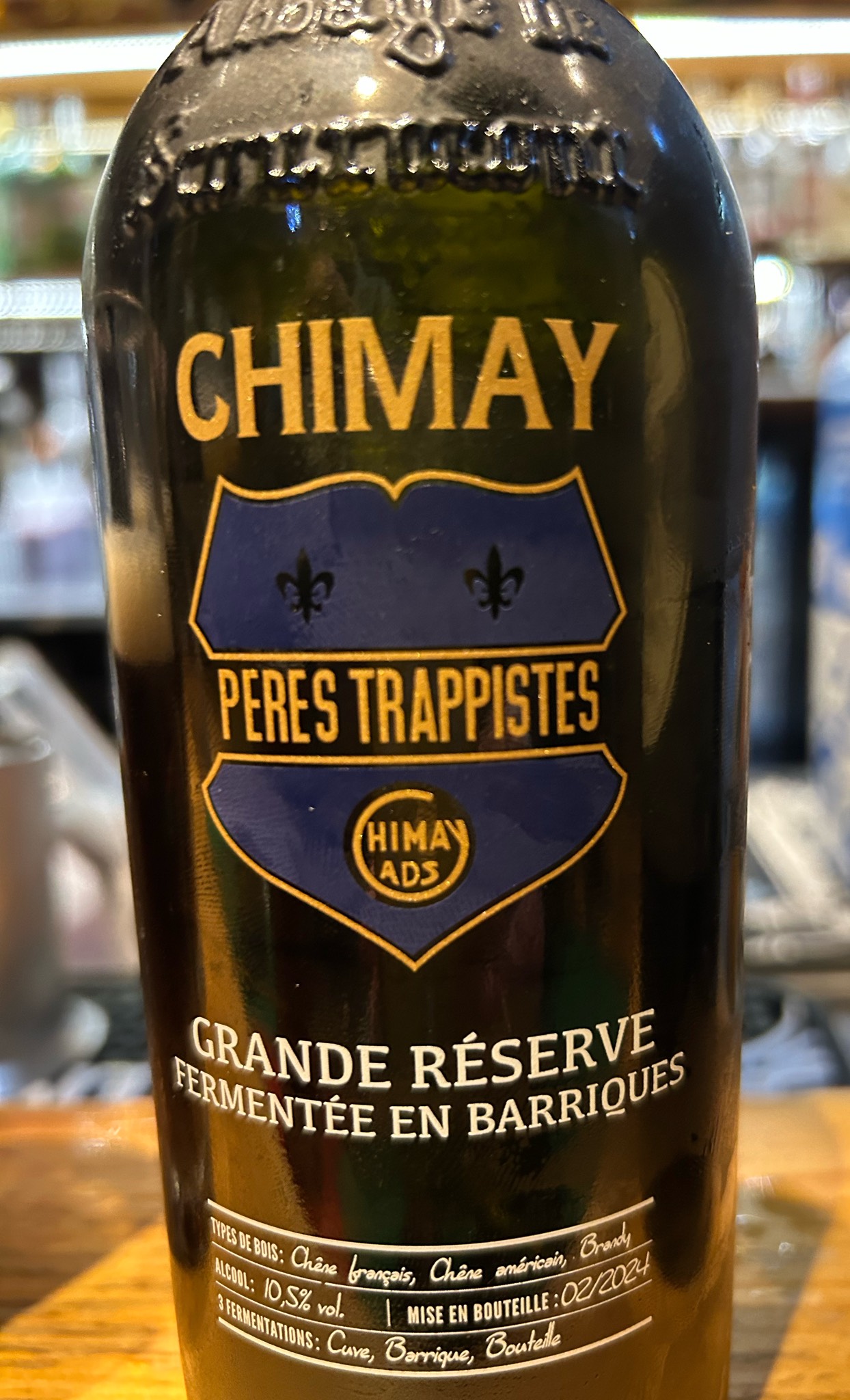 Chimay Grande Reserve Fermentée En Barriques Brandy (02/2024), Bières de Chimay