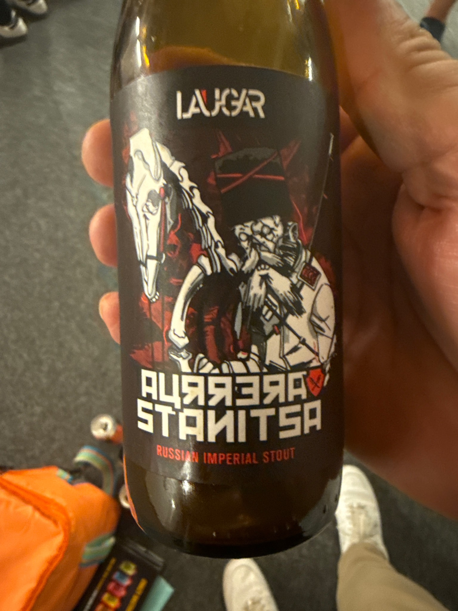 Aurrera Stánitsa Bourbon Whiskey Barrel Aged, Laugar Brewery