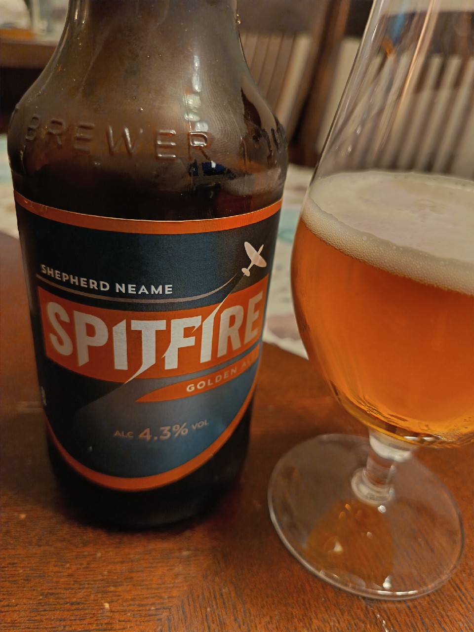Spitfire Golden Ale, Shepherd Neame
