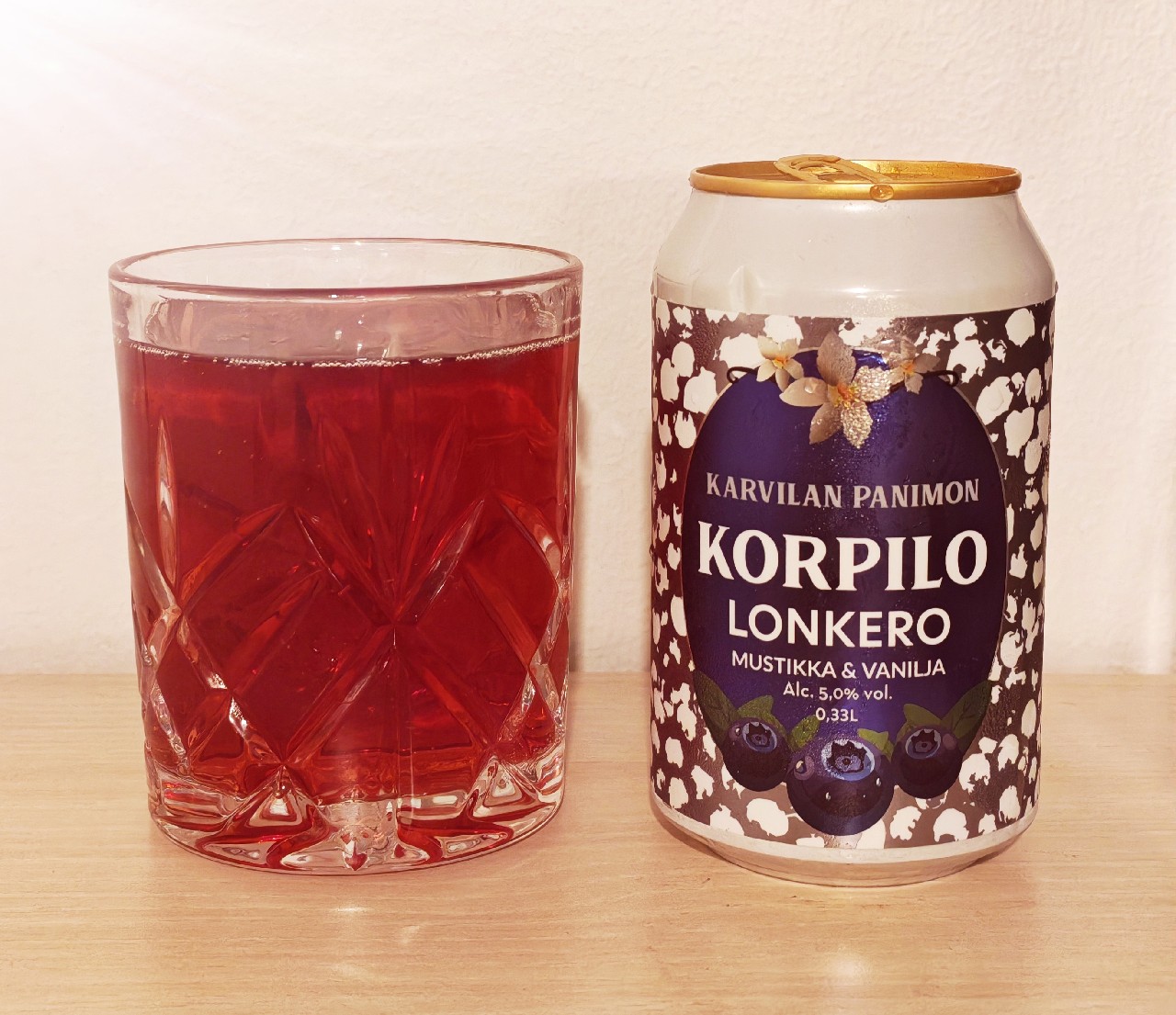 Korpilo Lonkero Mustikka & Vanilja, Karvilan Panimo