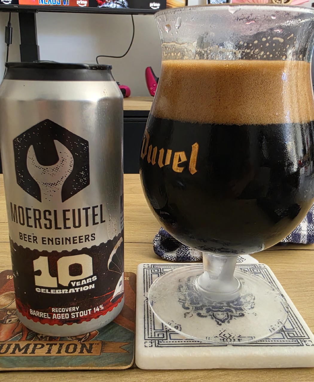 Recovery //10 years celebration barrel aged stout, Brouwerij De Moersleutel