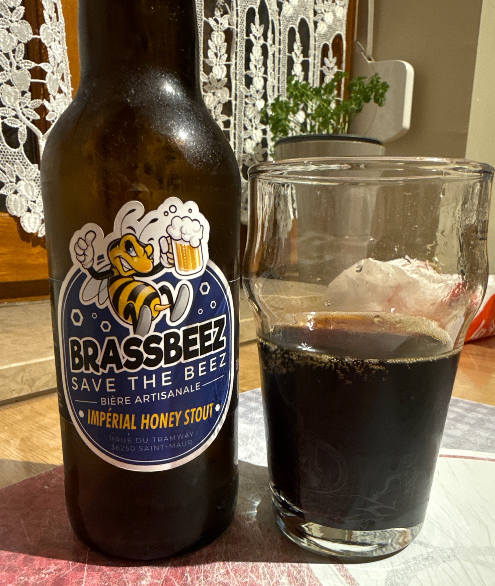 Brassbeez Imperial Honey Stout, Brassbeez