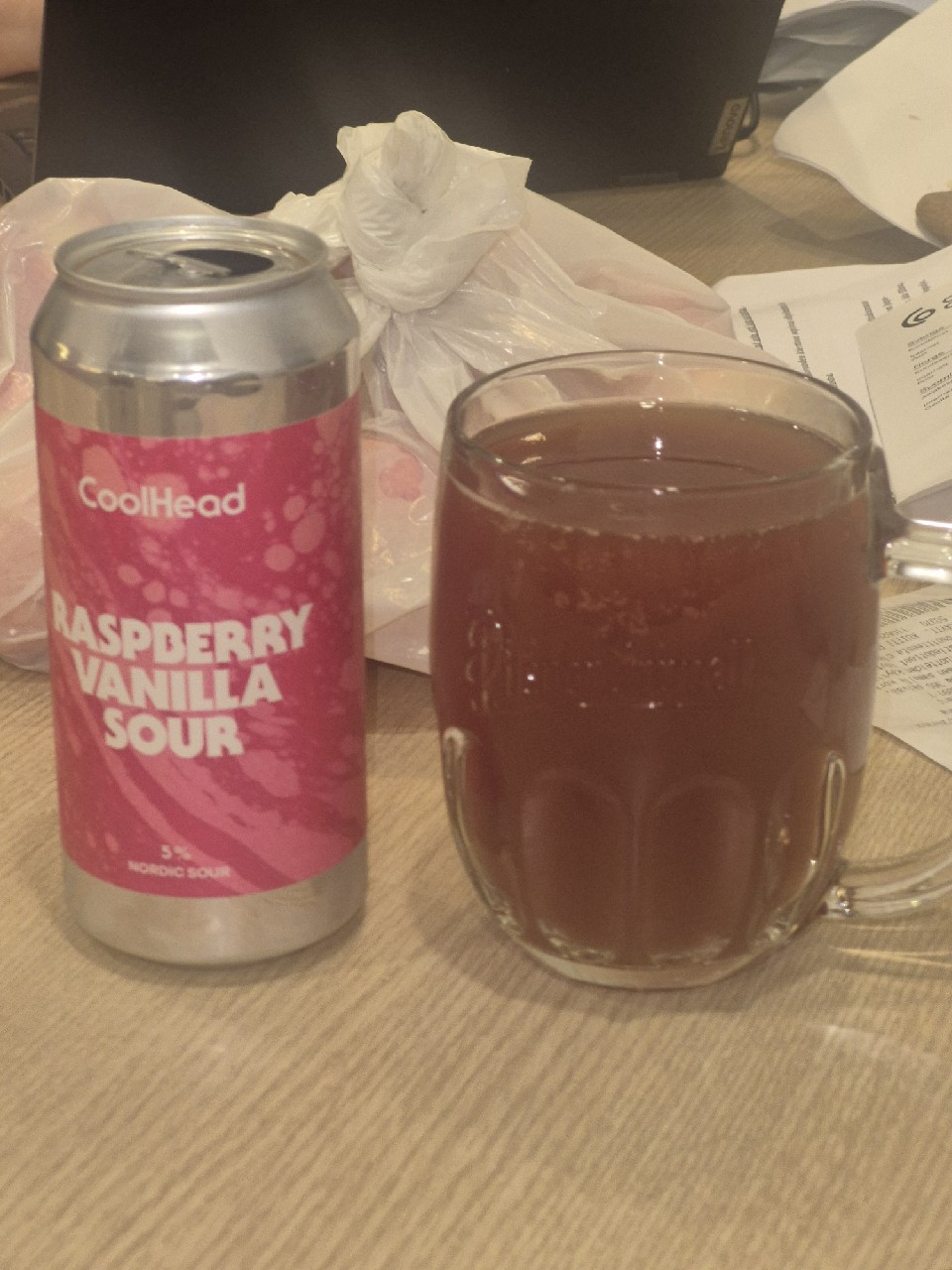 Raspberry Vanilla Sour, CoolHead Brew