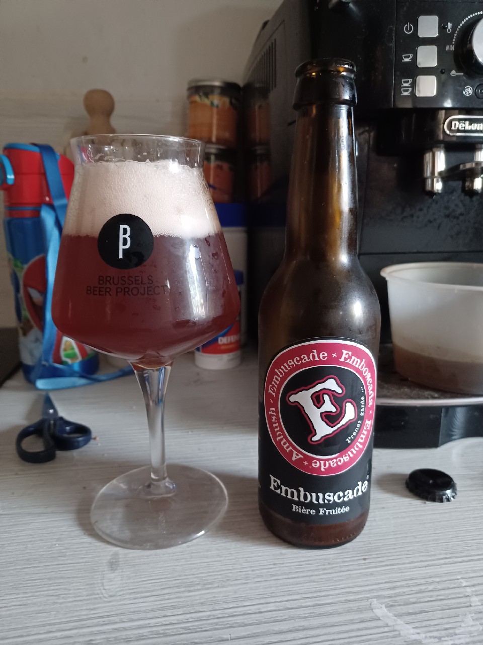 Embuscade Bière Fruitée, Brasserie La Binchoise