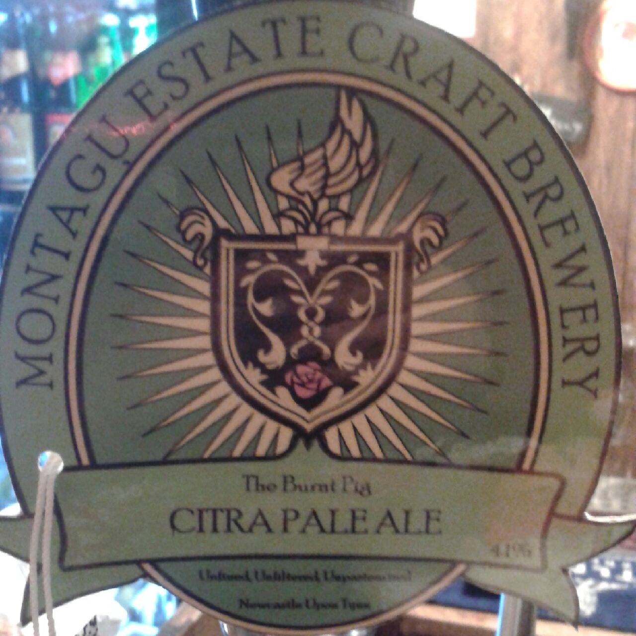 The Burnt Pig - Citra Pale Ale, Montagu Estate Craft Brewery