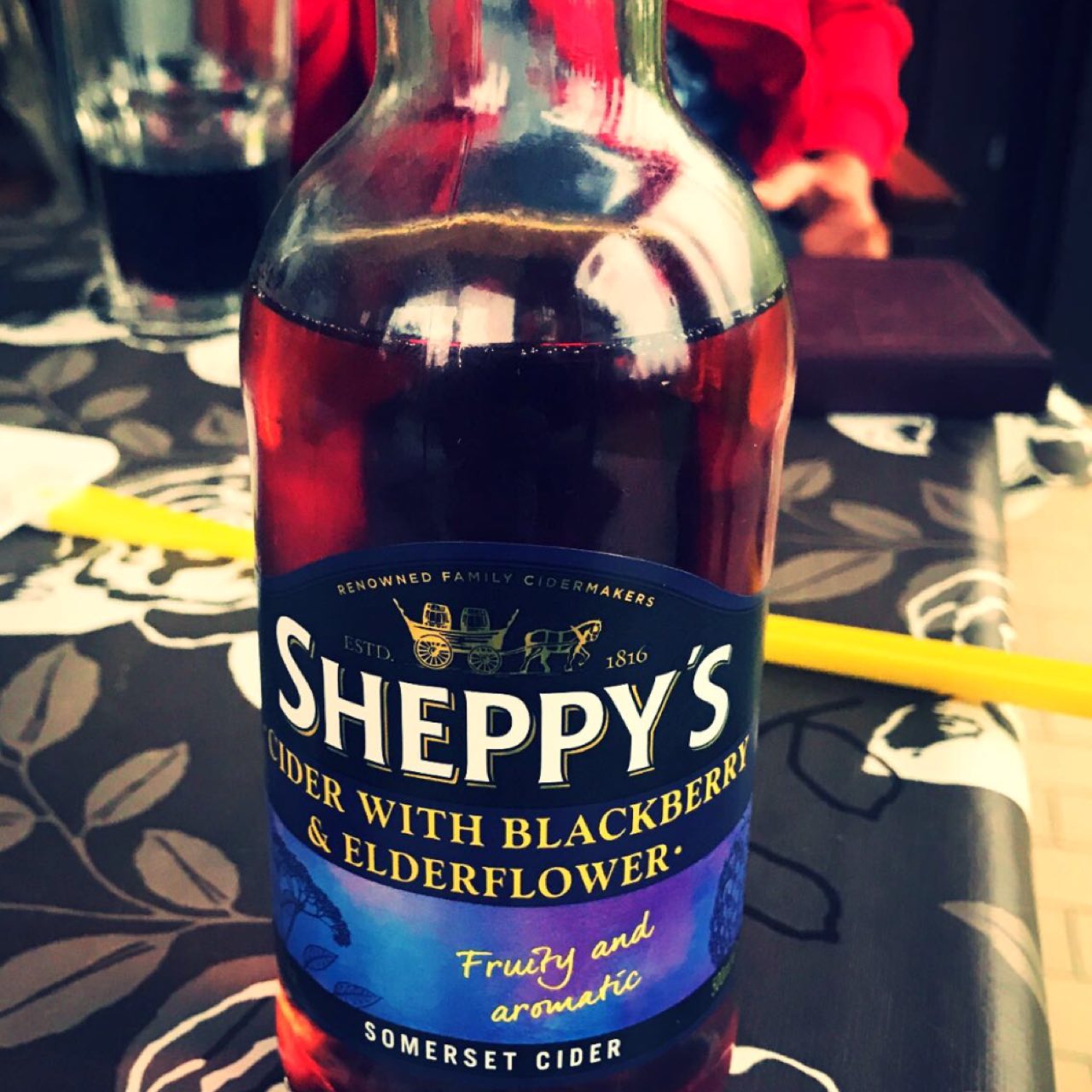 Cider with Blackberry and Elderflower, England