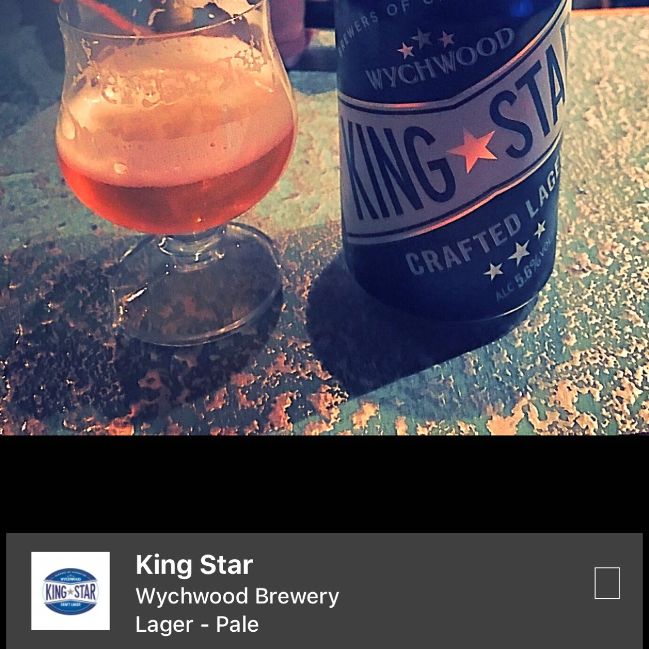 King Star Crafted Lager, England