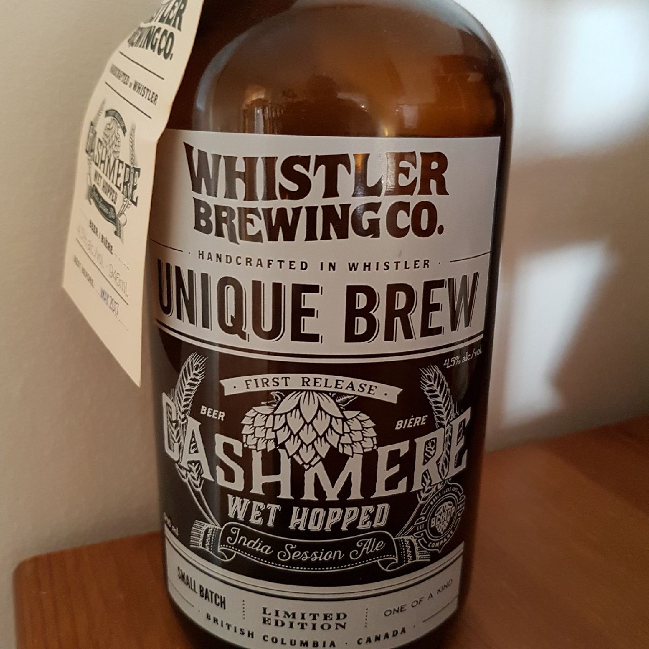 Cashmere Wet Hopped, Canada