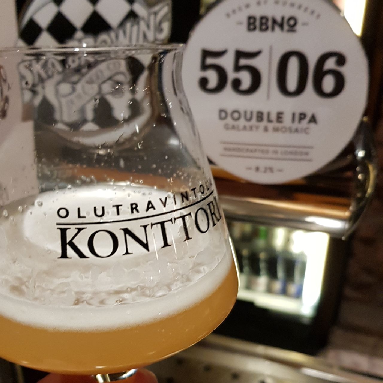 55|06 Double IPA - Galaxy & Mosaic, England