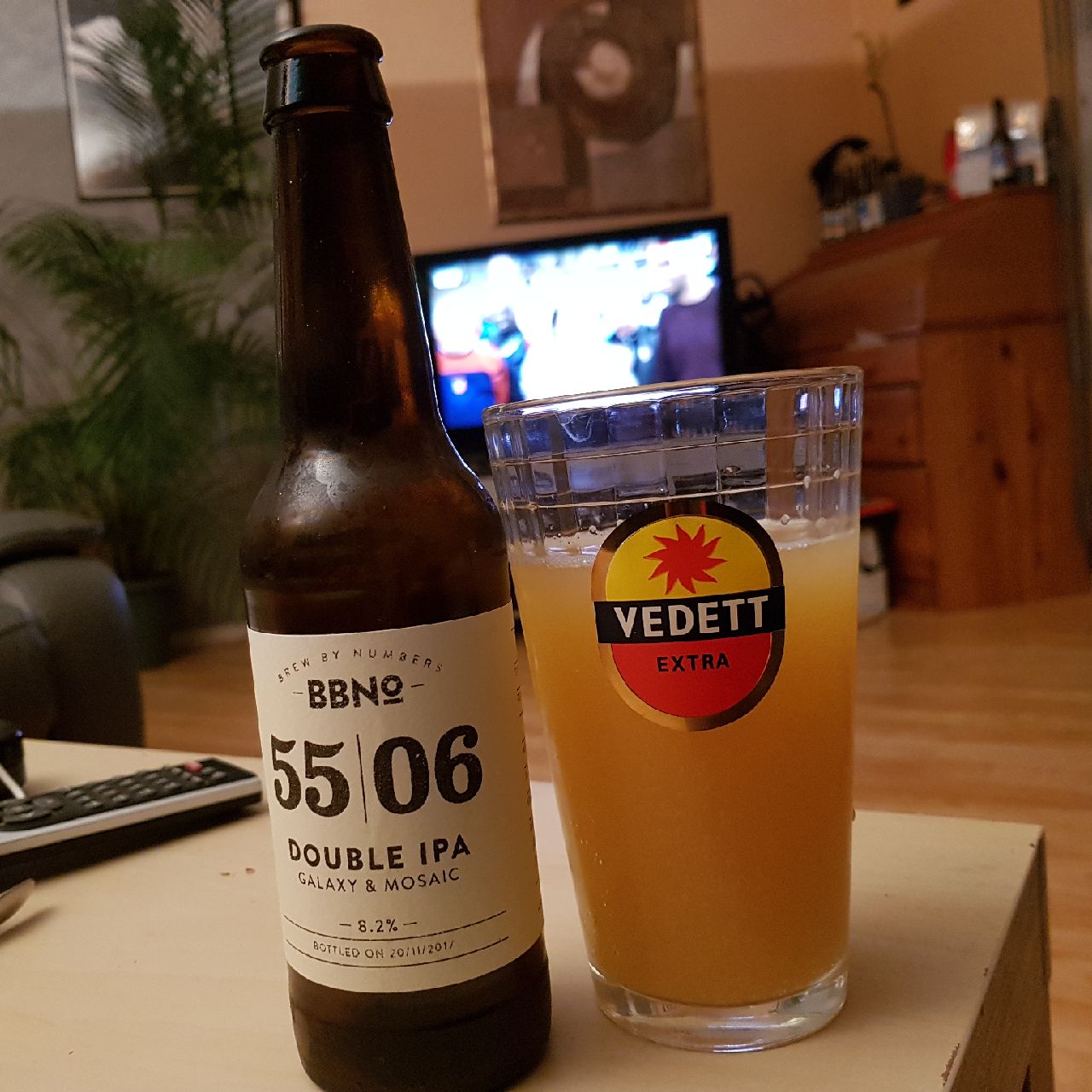 55|06 Double IPA - Galaxy & Mosaic, England