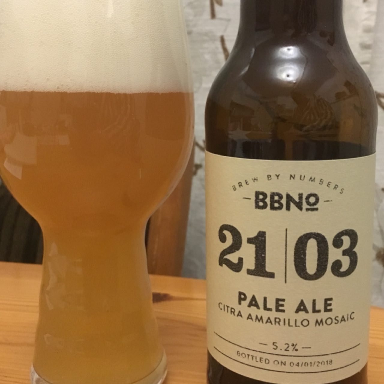 21|03 Pale Ale - Citra Amarillo Mosaic, England