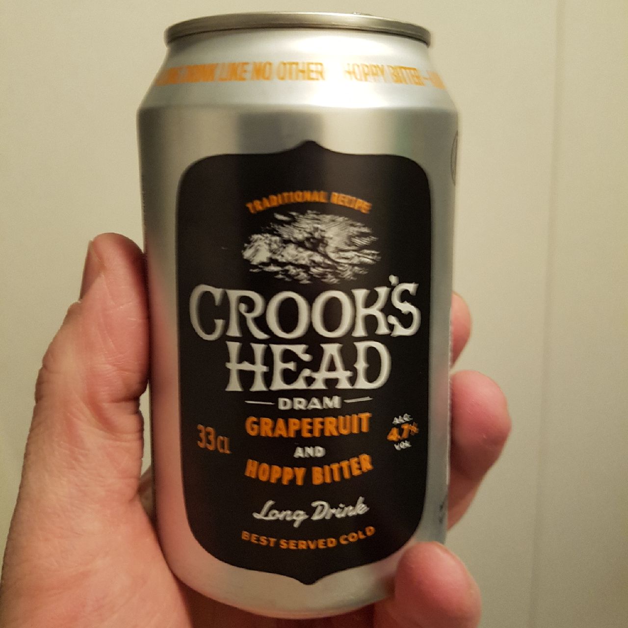 Crook's Head Dram Grapefruit and Hoppy Bitter, Finland